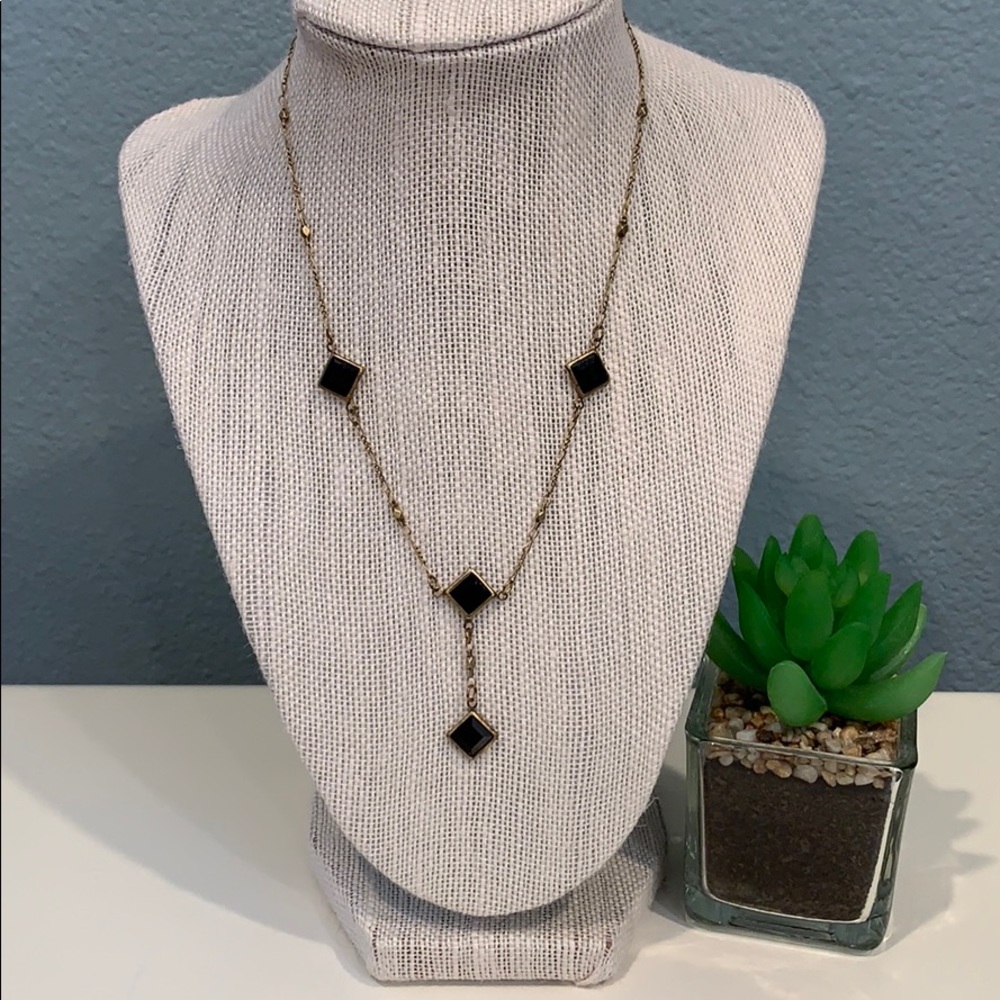 Elegant Black and Gold Necklace